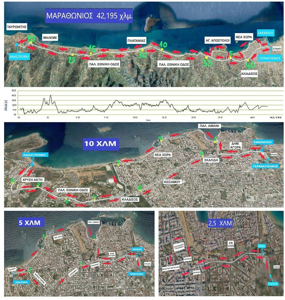 Ανακοινώθηκαν τα χρηματικά έπαθλα του 8ου Μαραθωνίου Κρήτης runbeat.gr